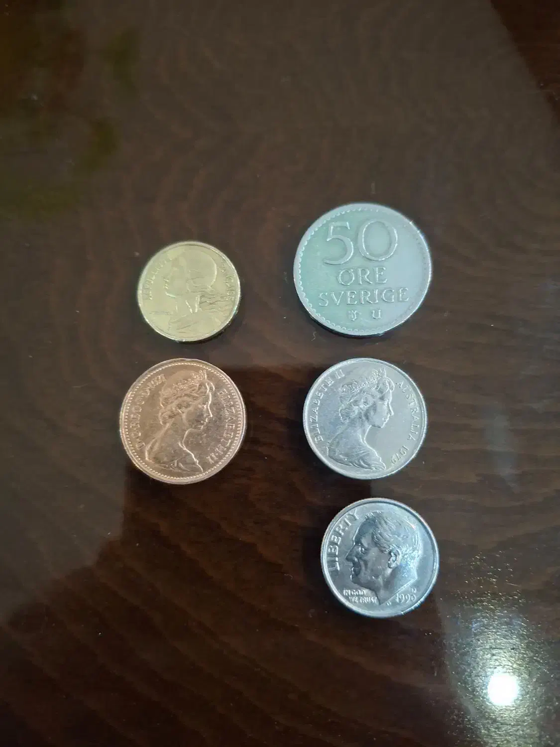 سکه های خارجی|کلکسیون سکه، تمبر، اسکناس|اصفهان, بهارانچی|دیوار