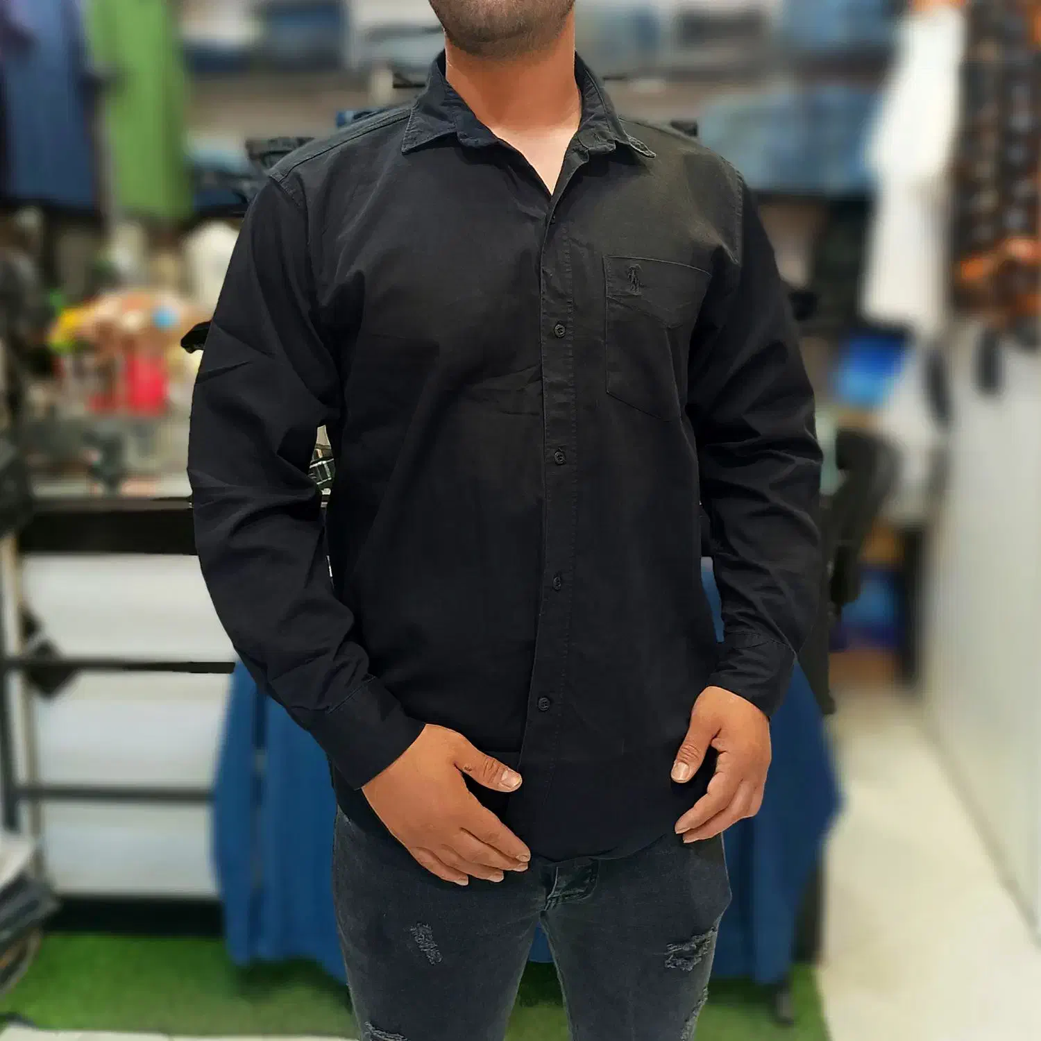 پیراهن جین آستین بلند|لباس|اراک, |دیوار