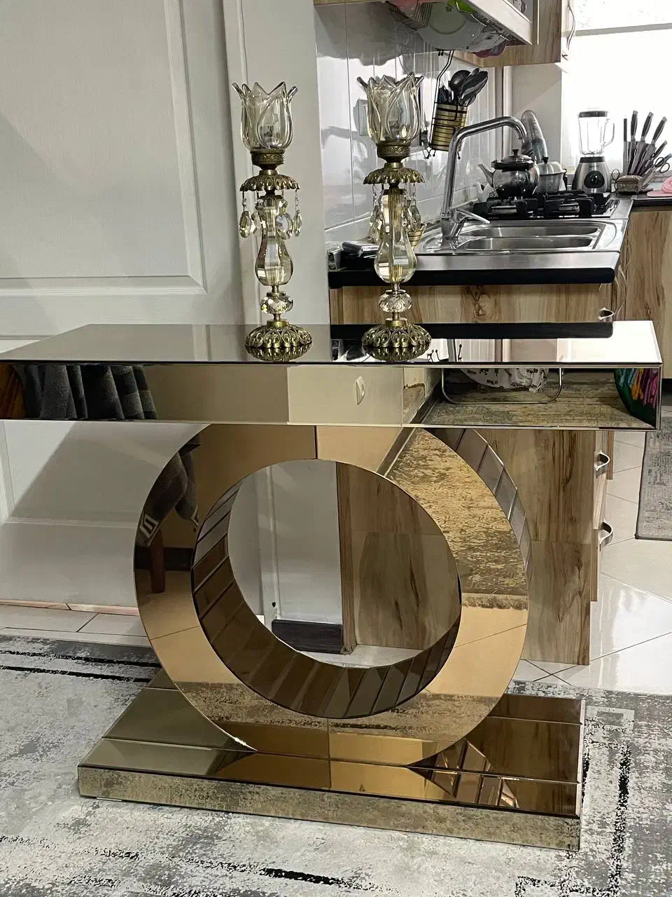 ایینه شمعدان|آینه|تهران, امام زاده عبدالله|دیوار