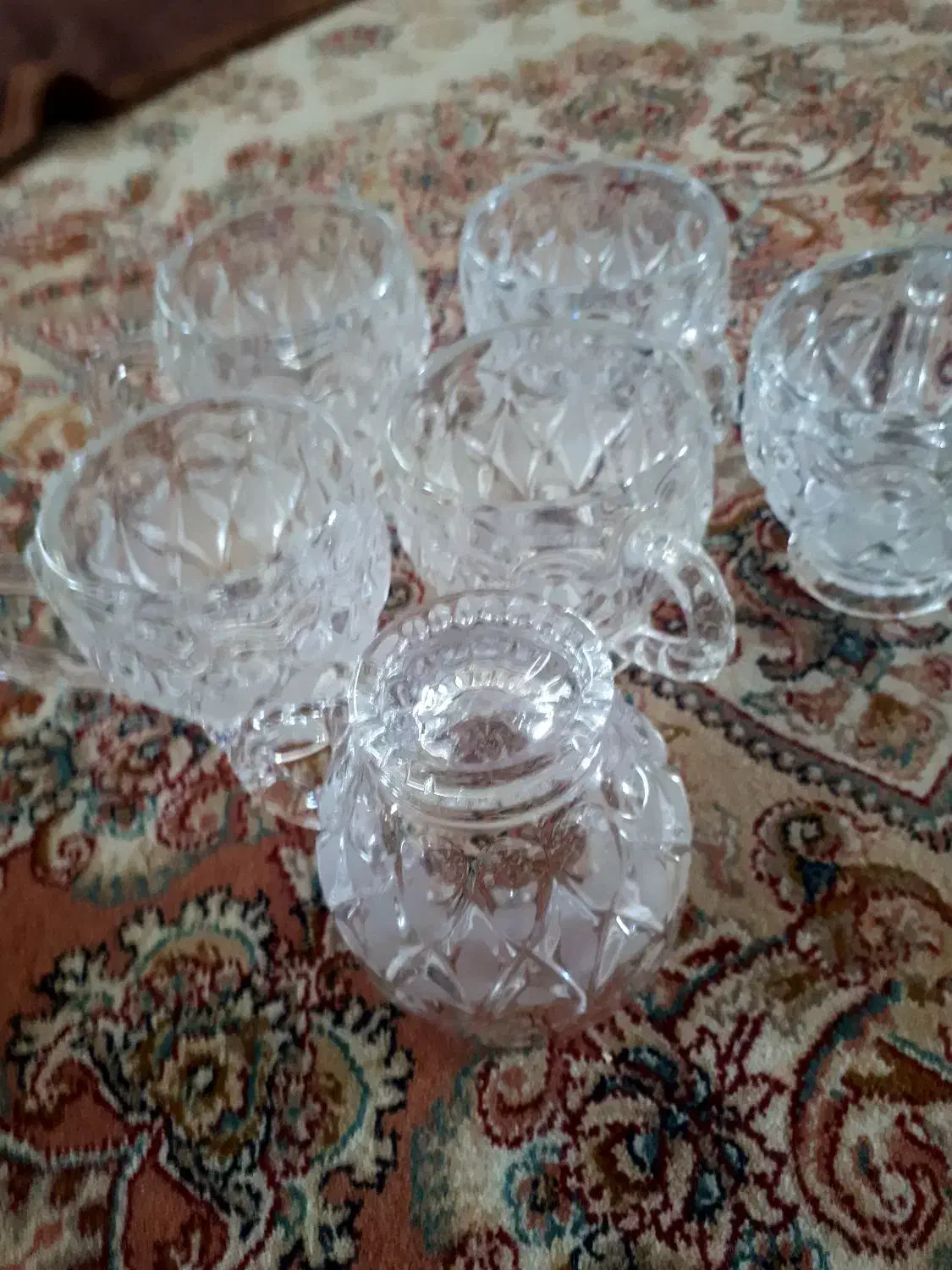 شش دست استکان مجلسی جی سی سی|ظروف سرو و پذیرایی|خوی, |دیوار