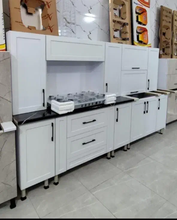 کابینت آماده پیش ساخته کد p1100 سفارشی|مصالح و تجهیزات ساختمان|کرج, مصباح|دیوار