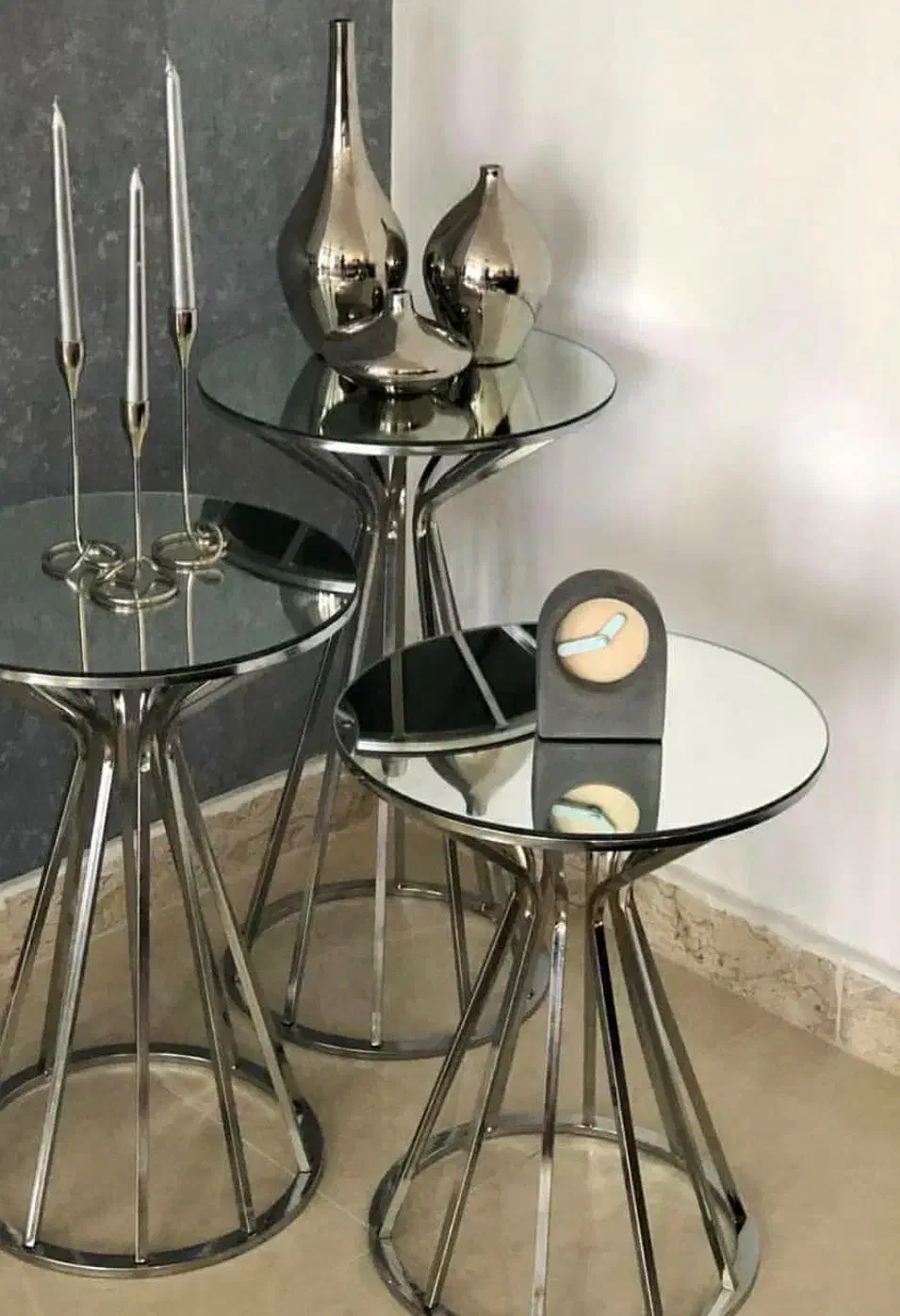 عسلی(جلو مبلی ) استیل|مبلمان خانگی و میز عسلی|بروجرد, |دیوار