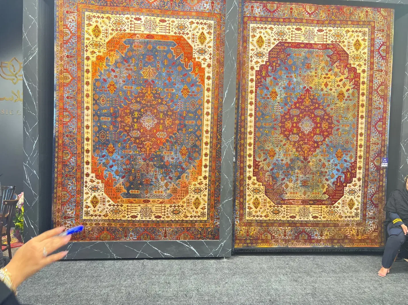 فرش خاطره کویر کاشان ۱۲۰۰ و ۱۵۰۰شانه کلکسیون عمارت|فرش|شیراز, شهرک سراج‎|دیوار