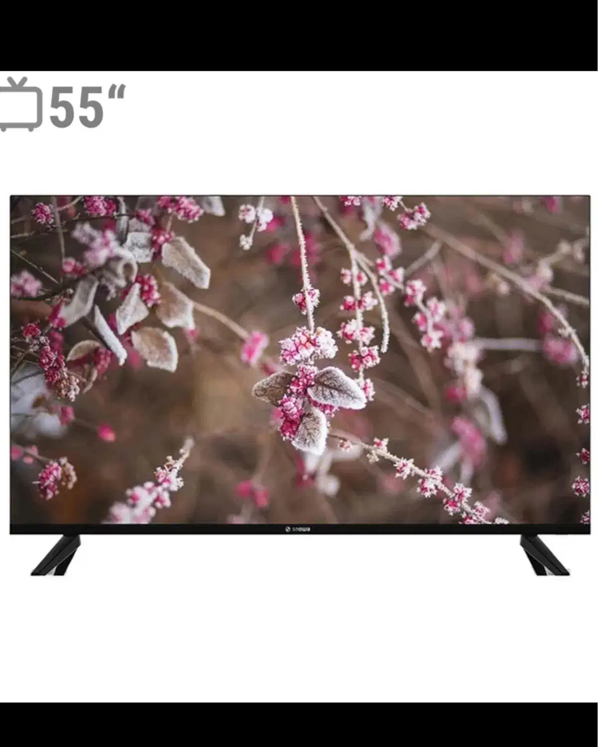 تلویزیون اسنوا هوشمند ۵۵اینچ مشکی|تلویزیون و پروژکتور|پرند, فاز ۳|دیوار