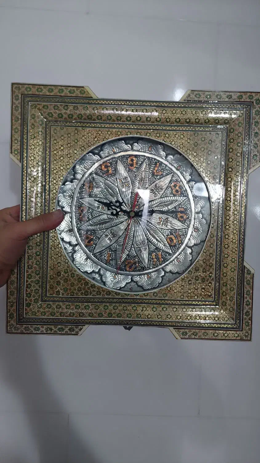 ساعت خاتم و مس|ساعت دیواری و تزئینی|شیراز, عفیف‌آباد|دیوار