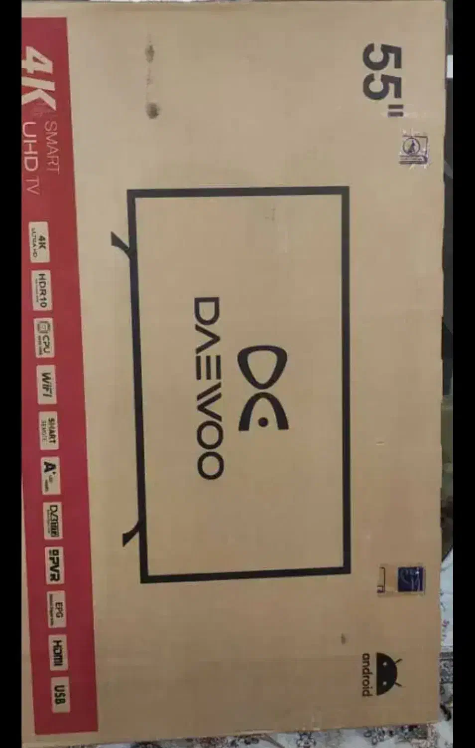 تلویزیون ۶۵ اینچ اسنوا / ۵۵ دوو ۲۵ درصد زیر قیمت|تلویزیون و پروژکتور|صدرا-فارس, فاز ۱|دیوار