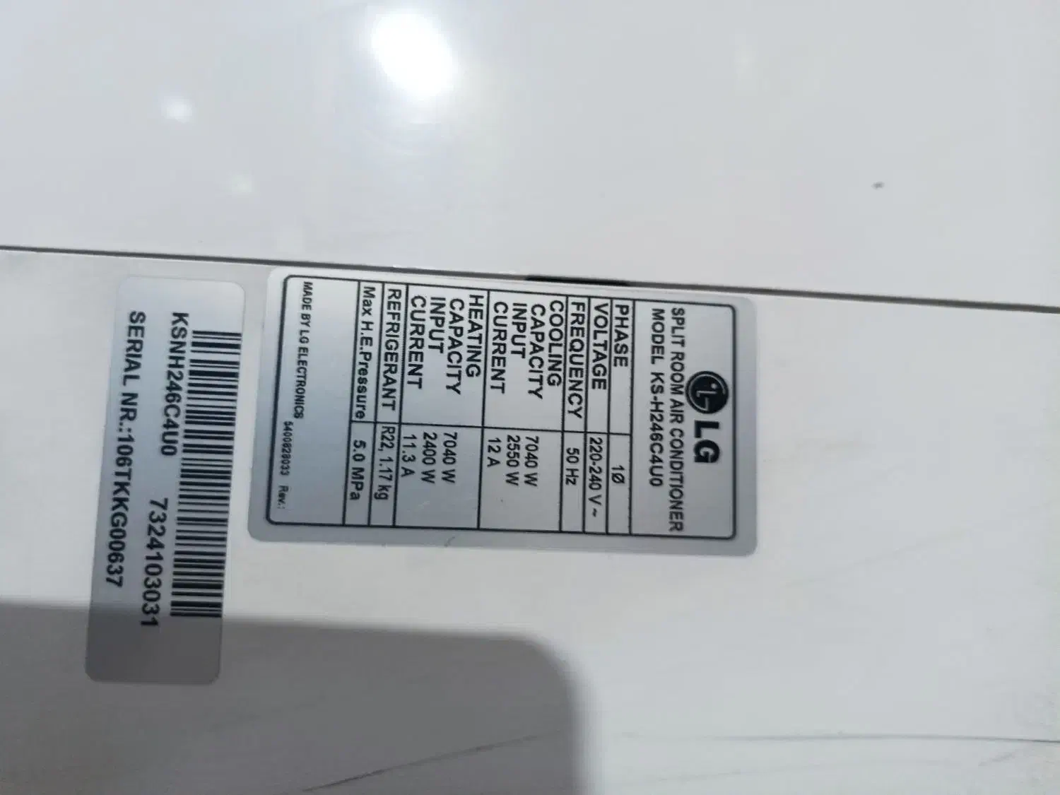 کولر گازی 24هزار ال جی|کولر گازی و فن‌کوئل|قدس, شهرک فرزان|دیوار