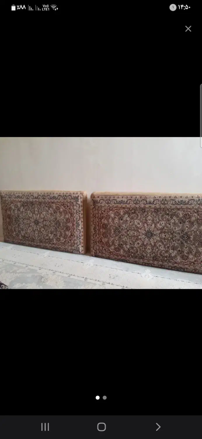 پشتی کاملا تمیز درحد نو|پشتی|خمین, |دیوار