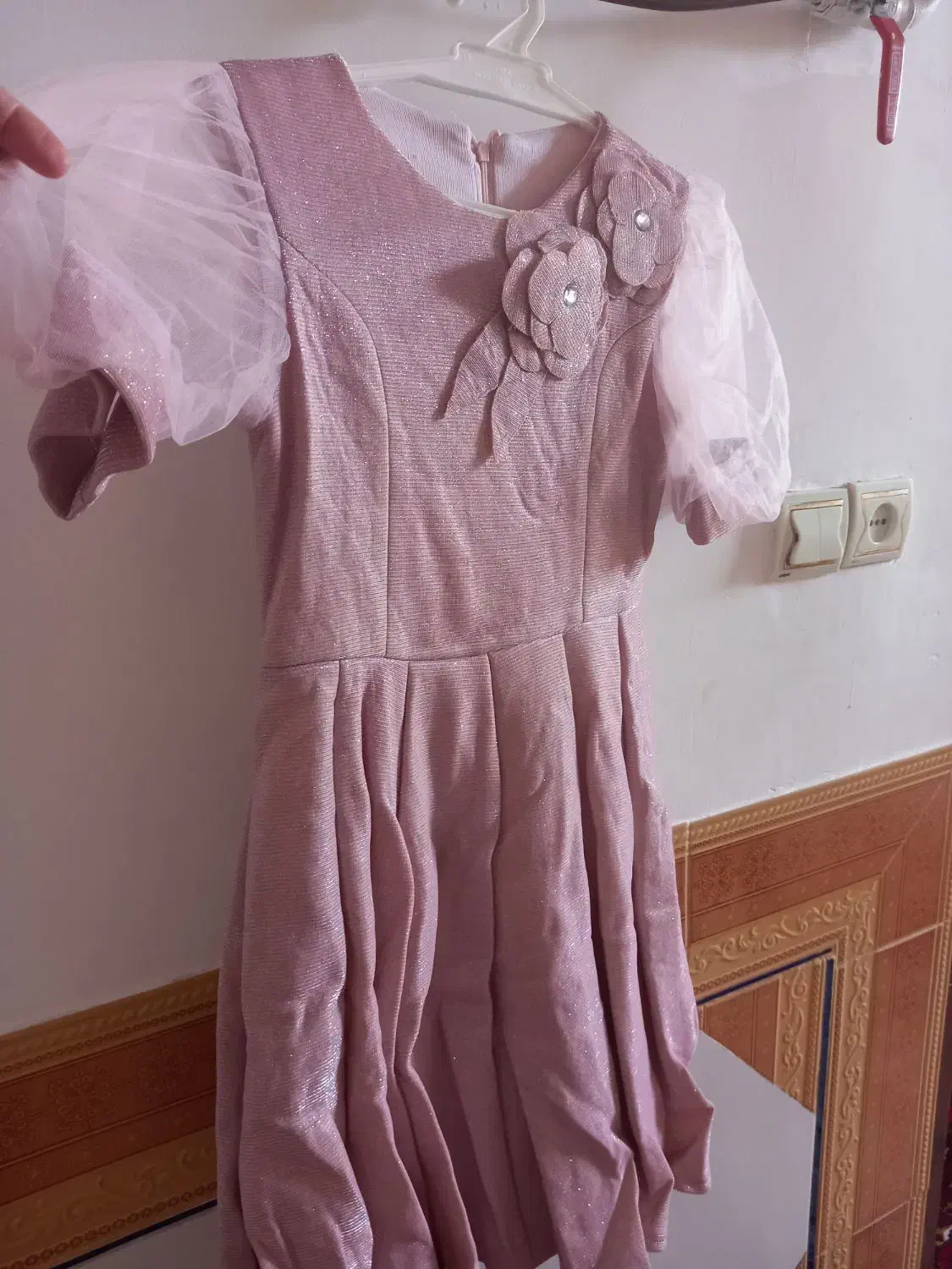 دوعددپیراهن مجلسی باتن خورعالی|کفش و لباس بچه|دورود, |دیوار