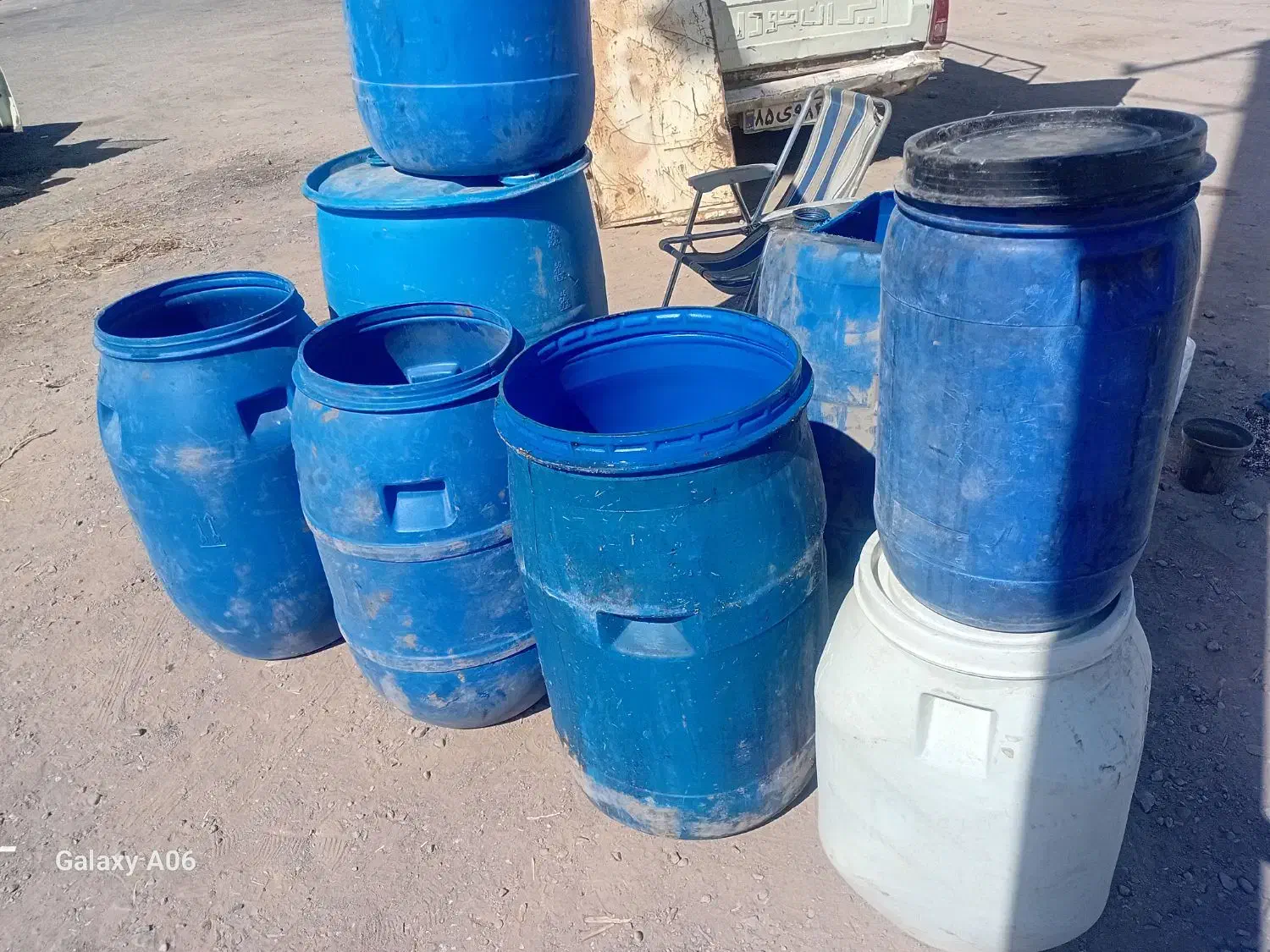 انواع بشکه آبی پلاستیکی واخور ابی|مصالح و تجهیزات ساختمان|تربت جام, حافظ|دیوار