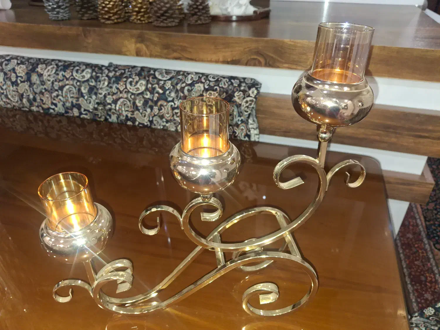 شمعدان|لوستر و چراغ آویز|کرج, کوی زنبق|دیوار