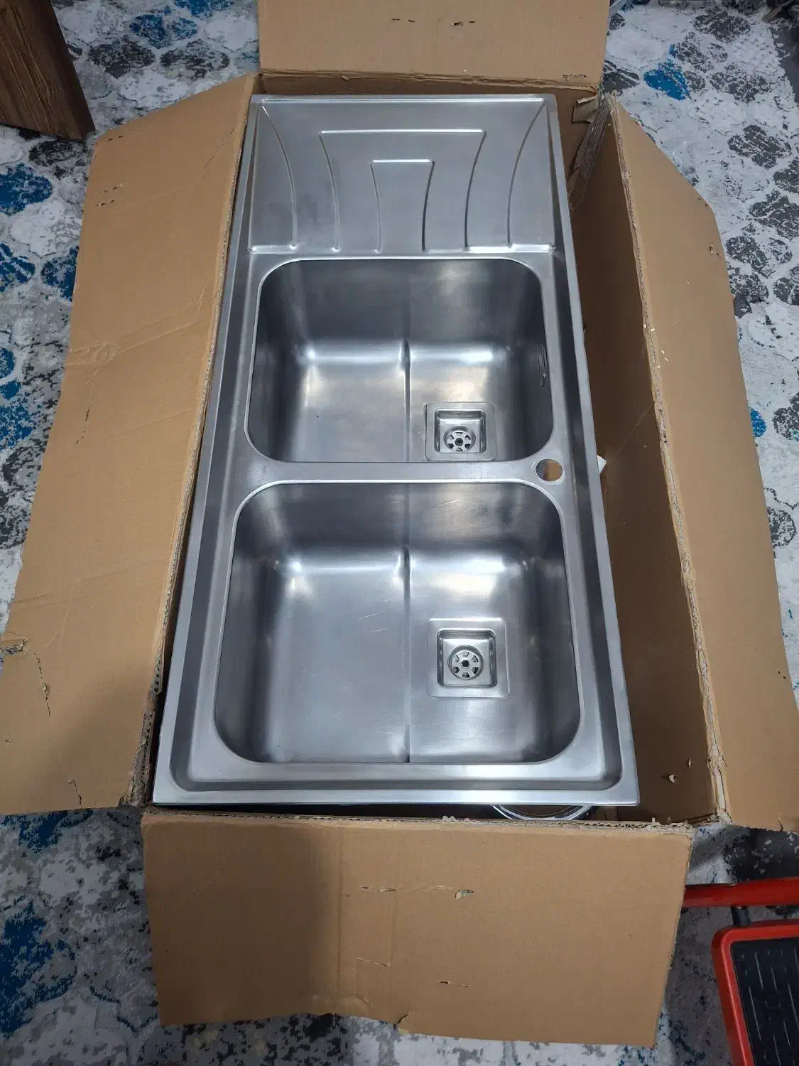 سینک ظرفشویی|مصالح و تجهیزات ساختمان|خرم‌آباد, |دیوار