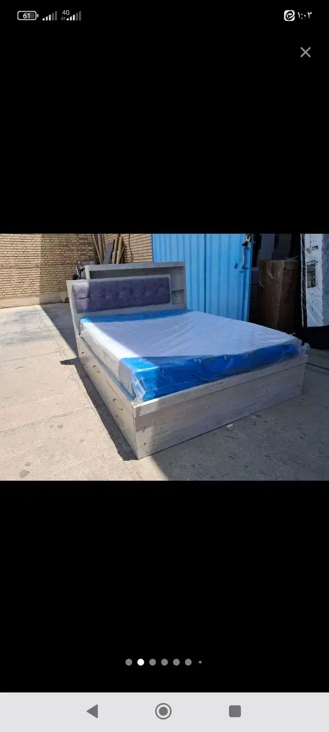 سرویس خواب لویز روشن امیر علی|تخت و سرویس خواب|سمنان, |دیوار