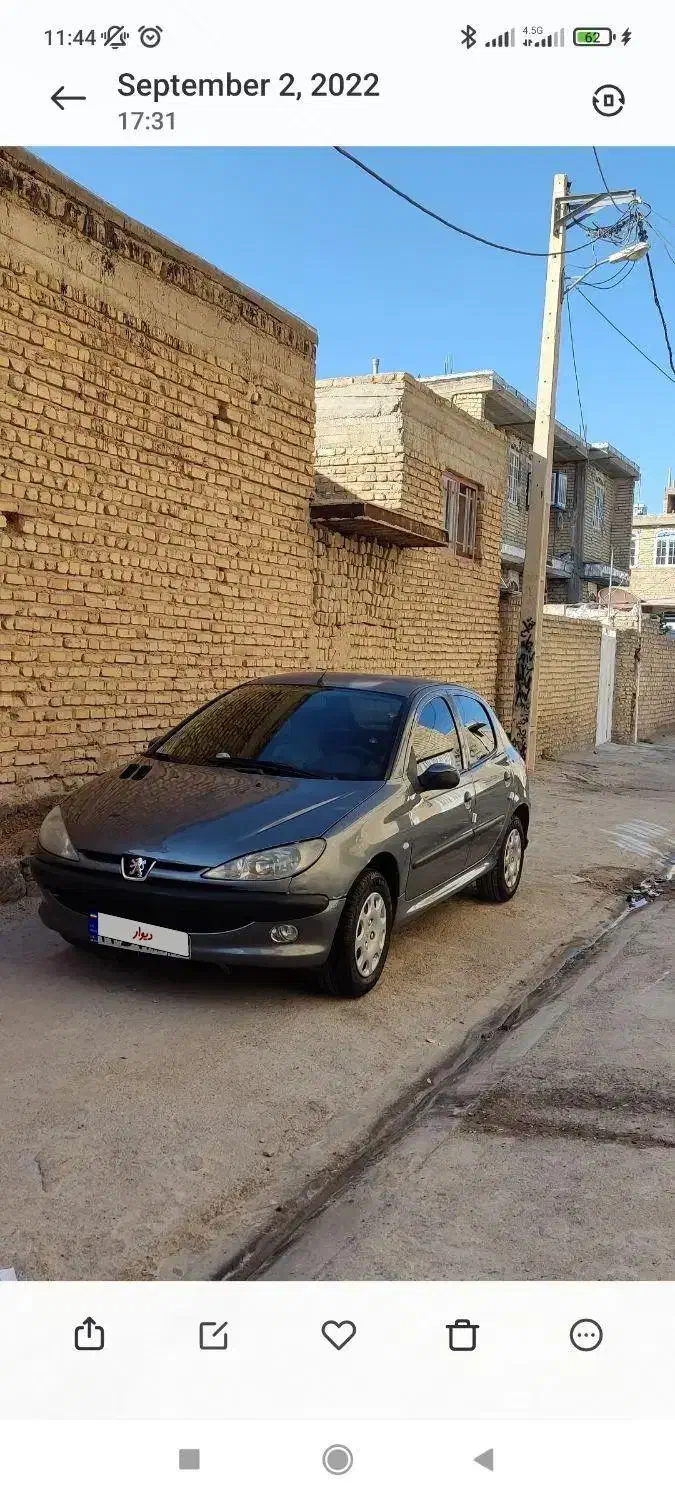 پژو 206 تیپ 2 مدل 88|خودرو سواری و وانت|مرودشت, ابوذر شمالی|دیوار