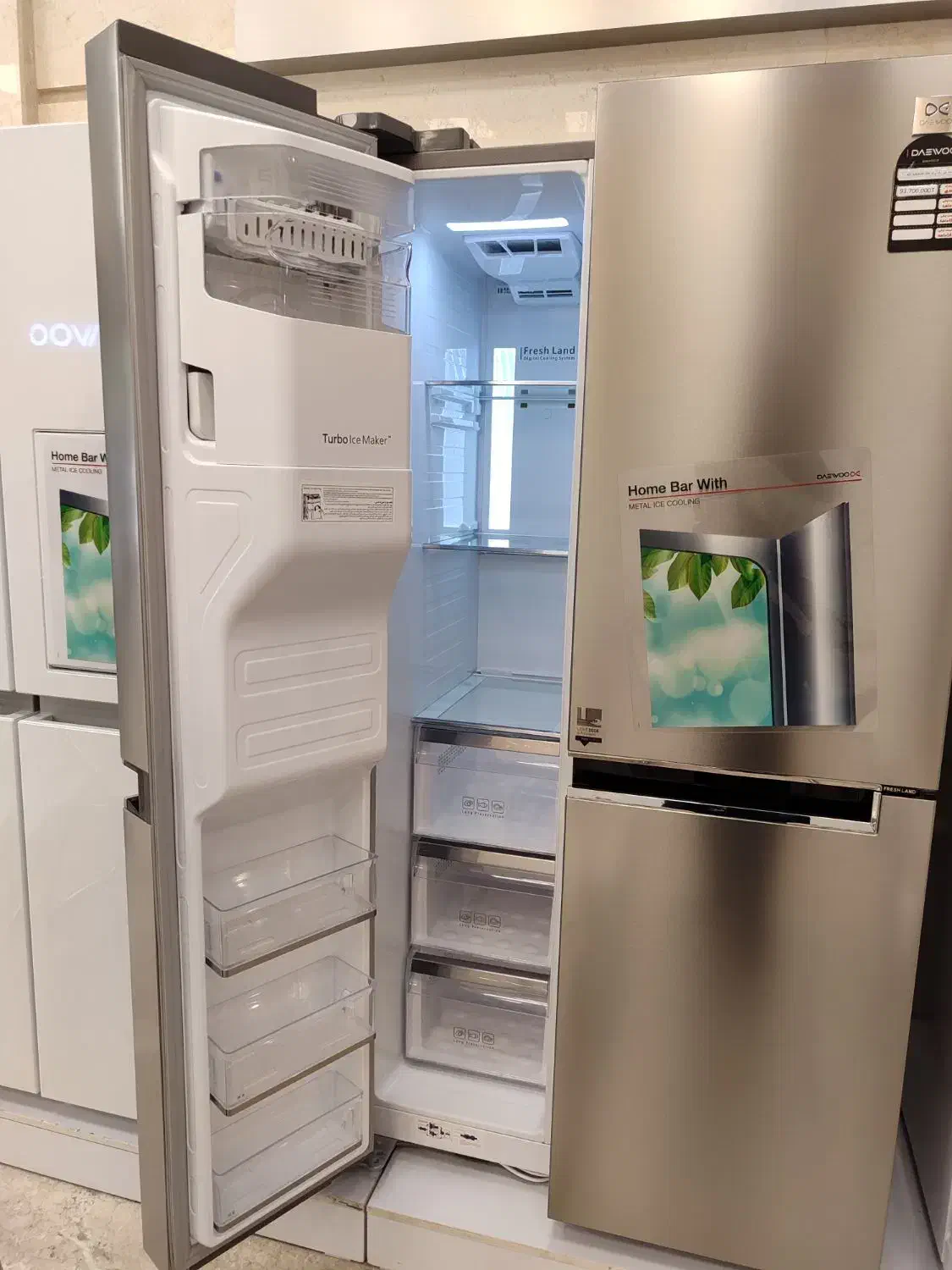 ساید بای ساید دوو پرایم 3 درب هوشمند 27 فوت|یخچال و فریزر|گلبهار, شهر جدید گلبهار|دیوار