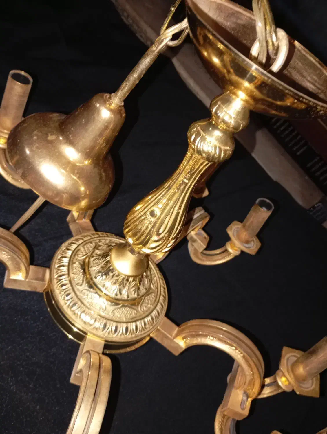 فروش ۳عدد لوستر برنز|لوستر و چراغ آویز|آکند, |دیوار