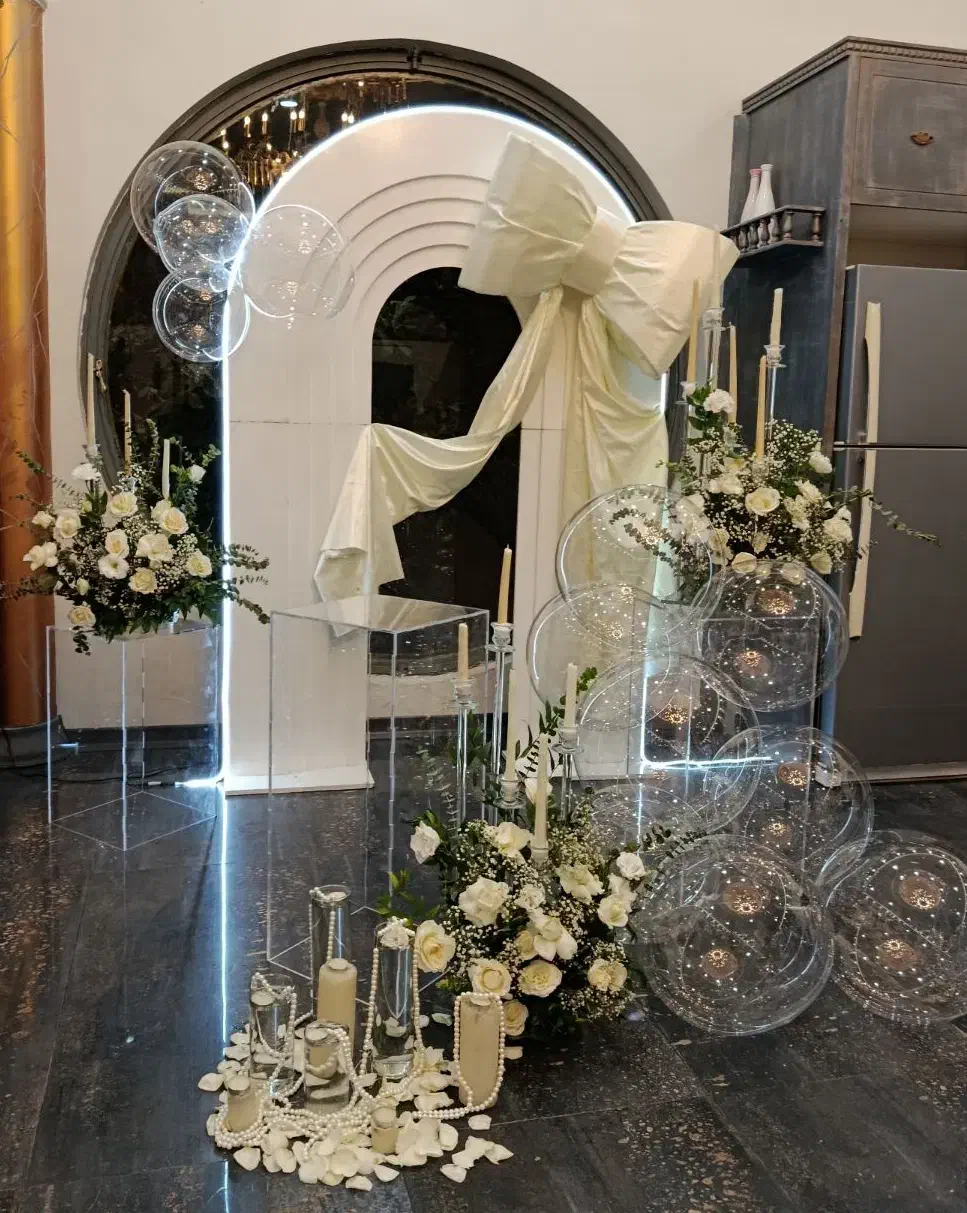 بادکنک گل آرایی تولد سفره عقدخنچه افتتاحیه بلهبرون|خدمات پذیرایی، مراسم|مشهد, کوثر|دیوار