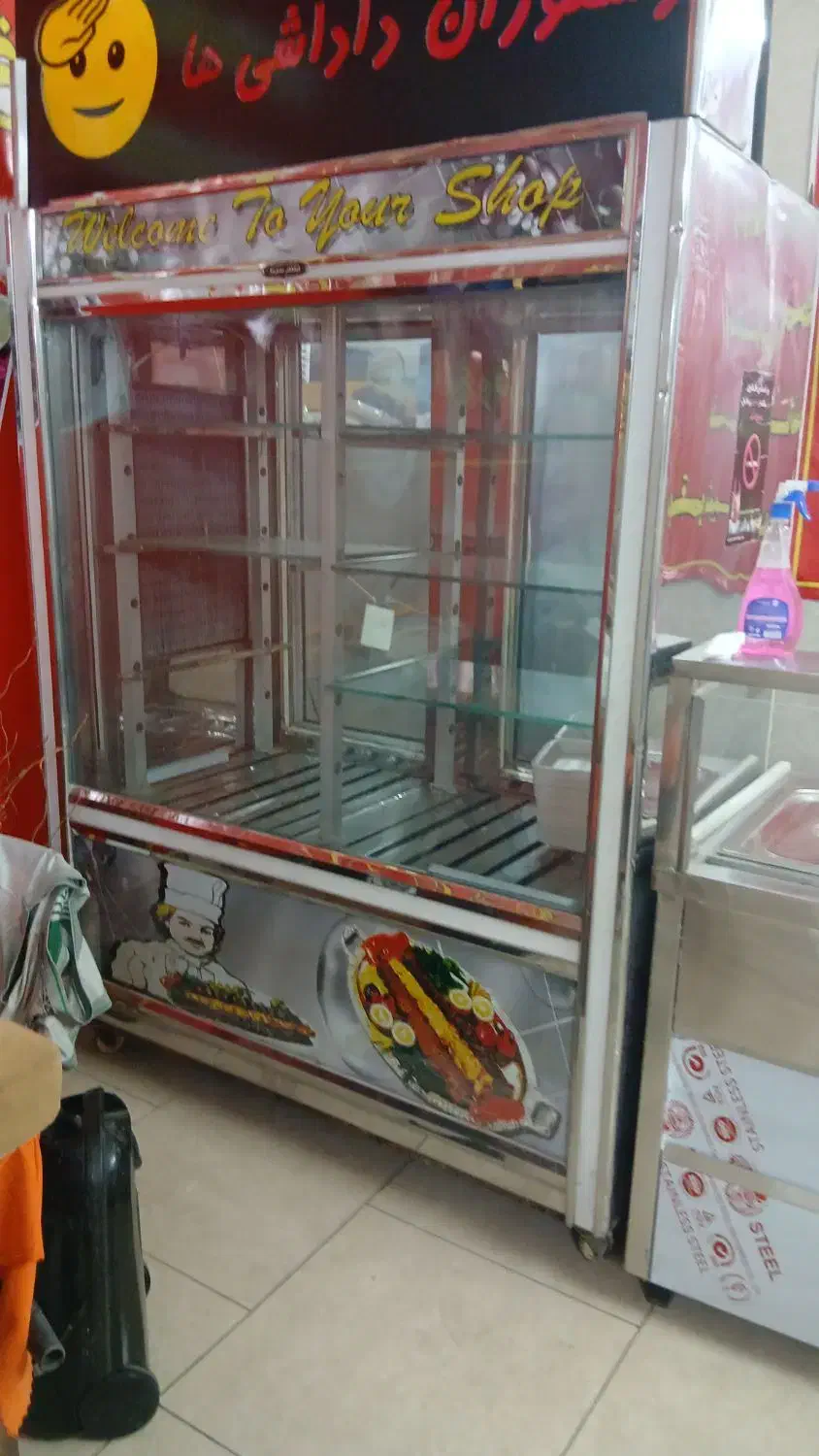 باسلام یخچال ومیزکانتر گرمکن غذا|فروشگاه و مغازه|دلیجان, |دیوار