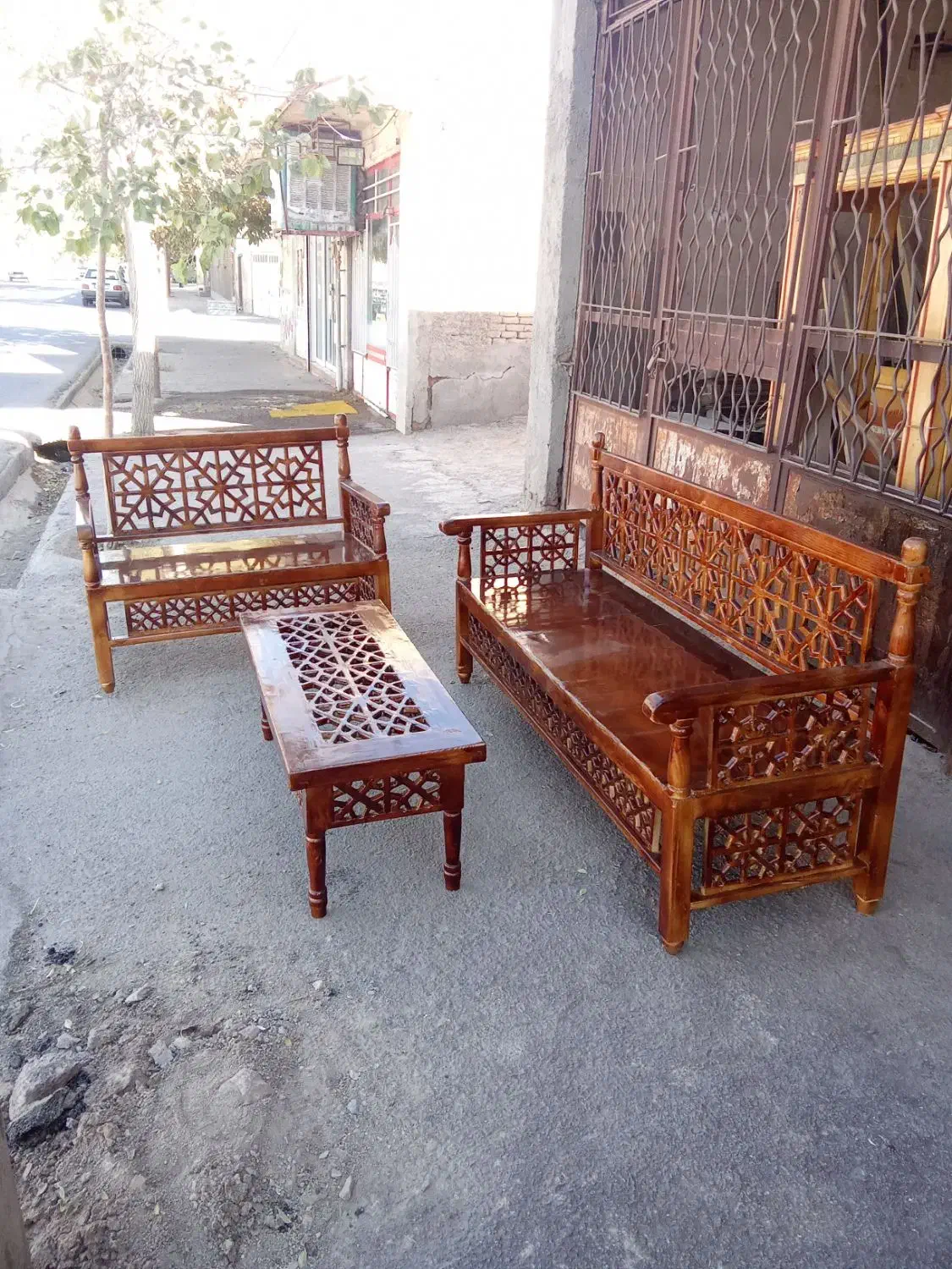 مبل سنتی وتخت سنتی ومیز سنتی|مبلمان خانگی و میز عسلی|گناباد, |دیوار