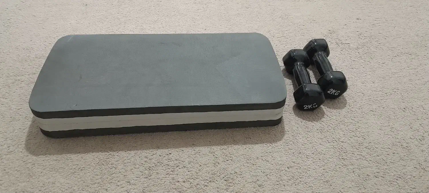 دمبل و استپ ورزشی|تجهیزات ورزشی|خرم‌آباد, |دیوار