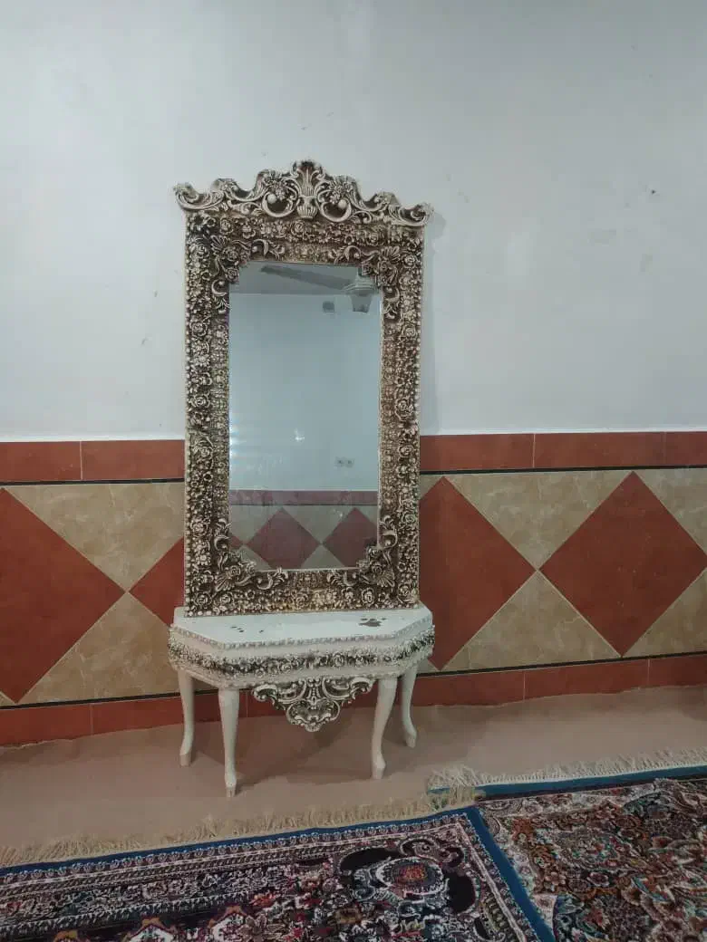 آیینه کنسول|بوفه، ویترین، کنسول|شوشتر, |دیوار