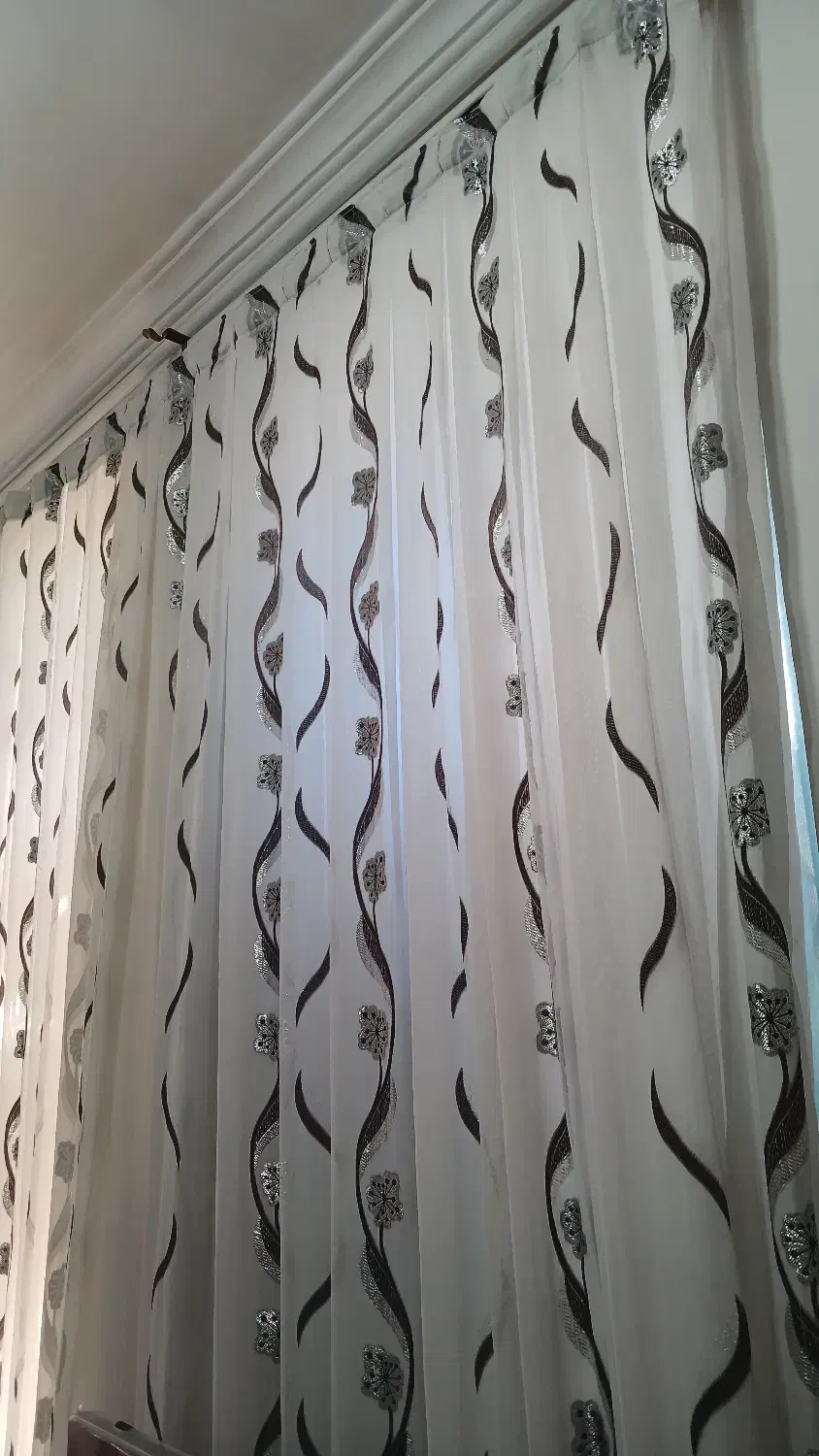 پرده سفید پذیرایی|پرده، رانر، رومیزی|زاهدان, |دیوار