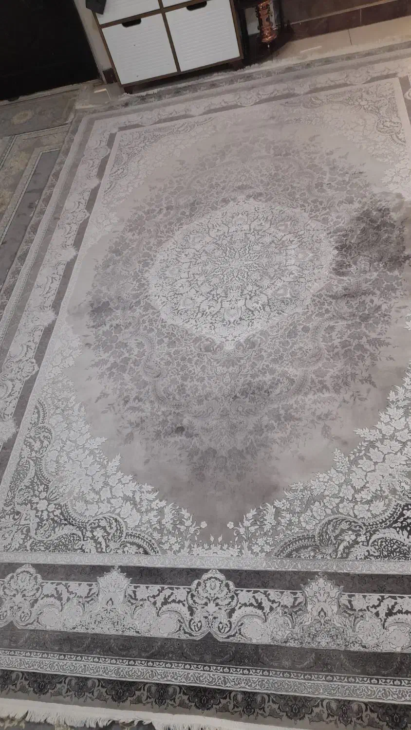 فرش ۹ متری ۱۲۰۰ شانه در حد نو|فرش|بومهن, |دیوار