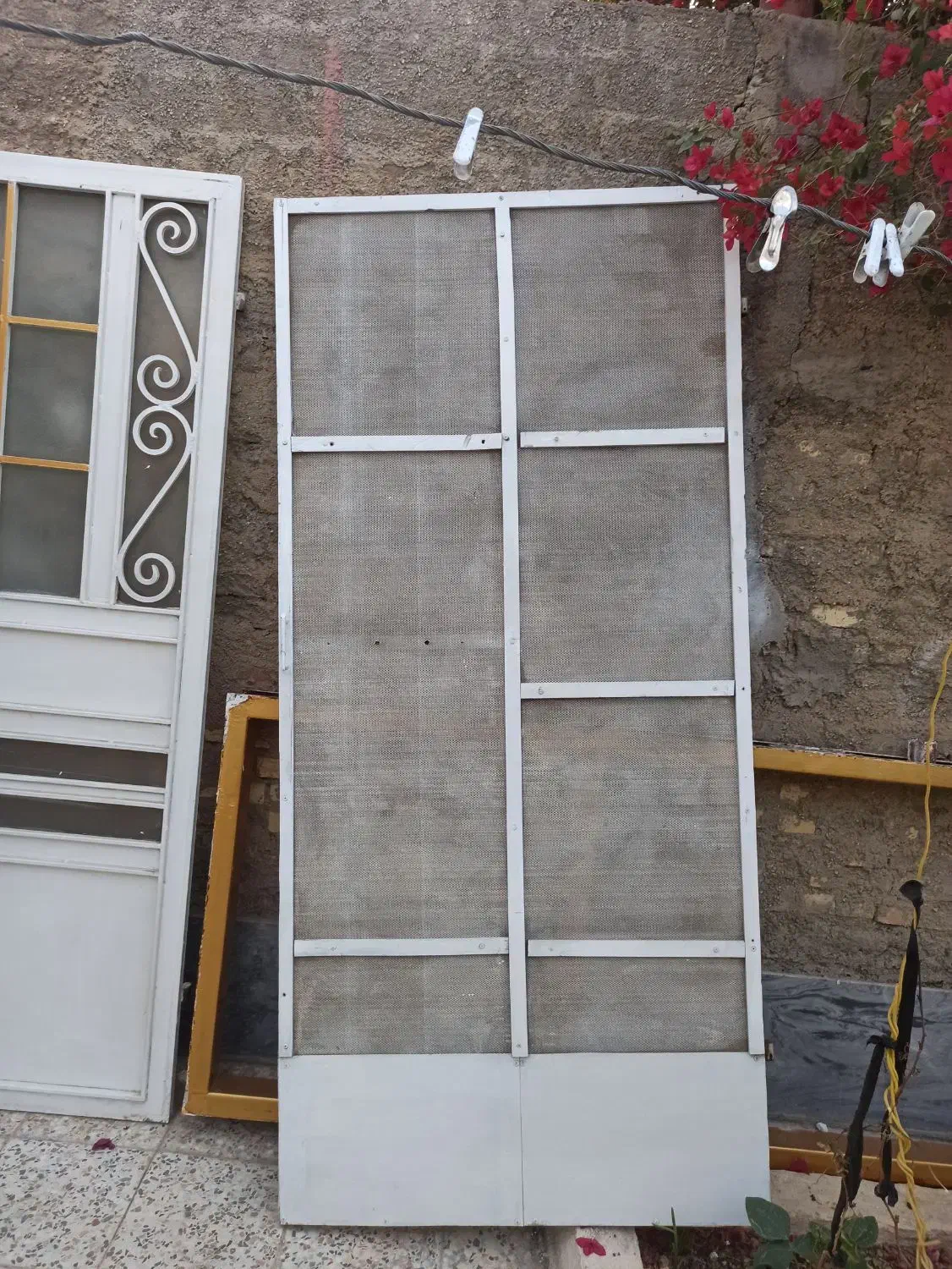 درب حال دولنگه با چها رچوب،درب توری|مصالح و تجهیزات ساختمان|دوگنبدان, |دیوار