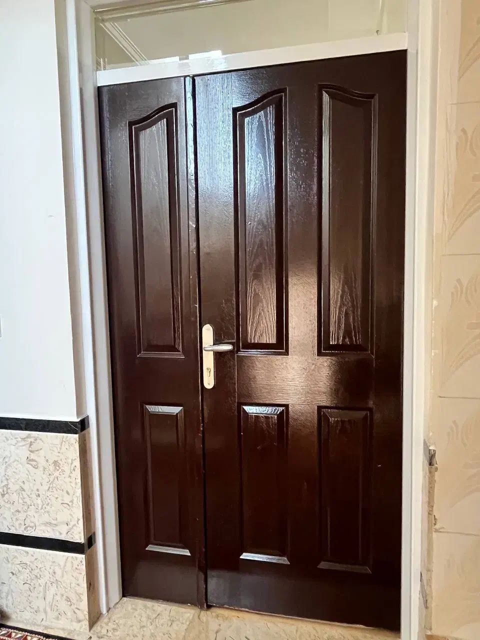 در چوبی اتاق دوتاو ورودی دوتایی|مصالح و تجهیزات ساختمان|مریوان, |دیوار