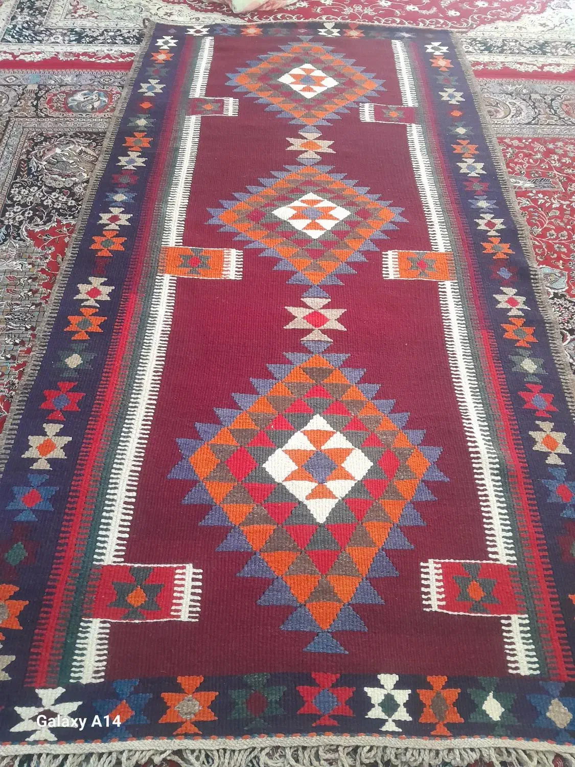 قالی محلی|فرش|دره شهر, |دیوار