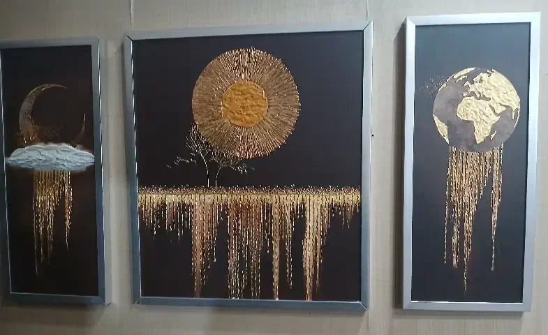 قاب خورشید و ماه|تابلو، نقاشی، عکس|اندیشه, شهرک مریم|دیوار