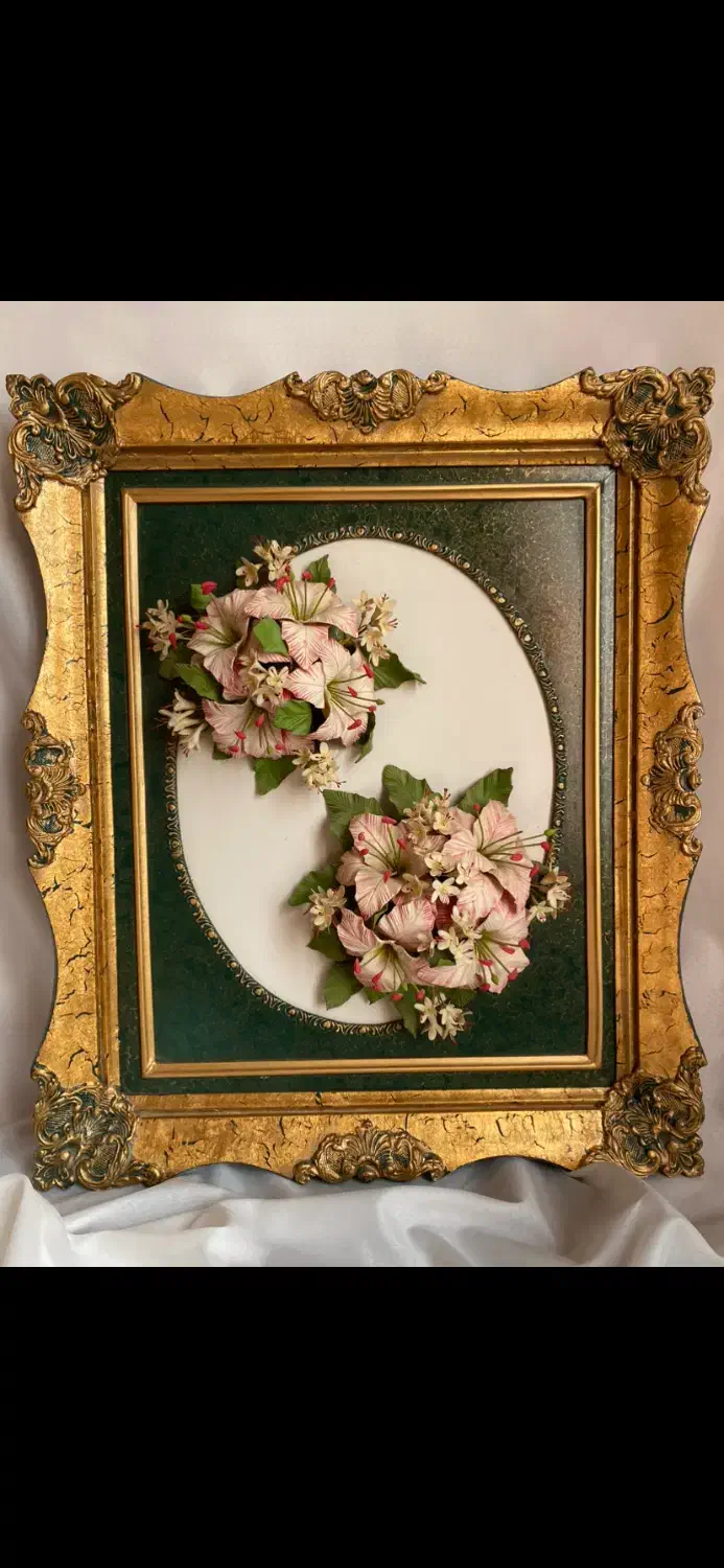 تابلو گل خمیری برجسته ایتالیایی|صنایع دستی و سایر لوازم تزئینی|کرج, گوهردشت|دیوار