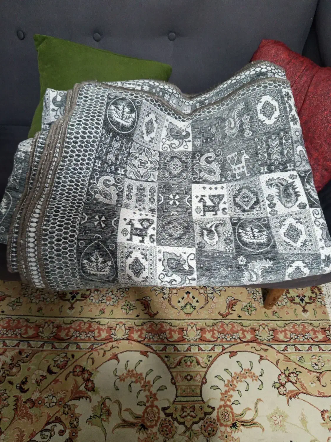 روفرشی ۱۲ متری دو رو نو بدونه ایراد و زدگی|روفرشی|پرند, فاز ۶|دیوار