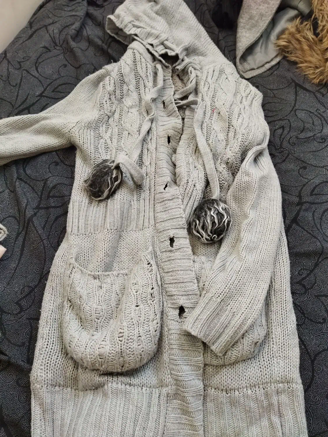 بافت زنانه طوسی روشن|لباس|سبزوار, صالح آباد|دیوار