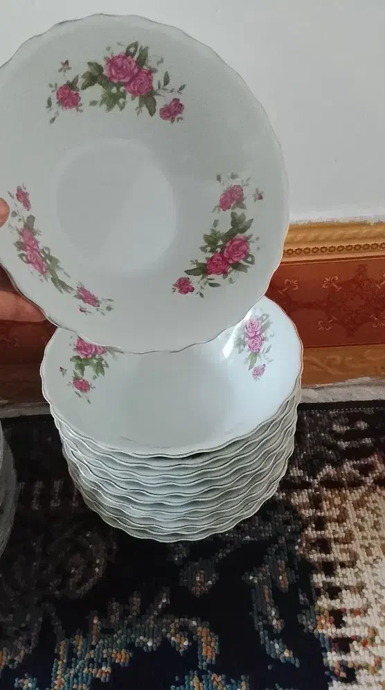 گل سرخ قدیمی|کلکسیون اشیاء عتیقه|سبزوار, شرق کال میانی|دیوار