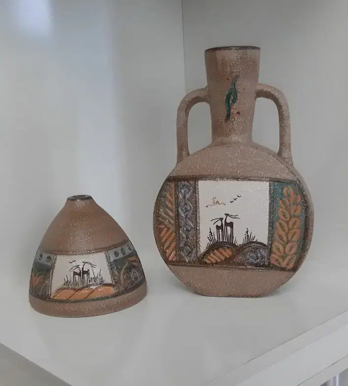 گلدان و کوزه سفالی دکوری|صنایع دستی و سایر لوازم تزئینی|سهند, |دیوار