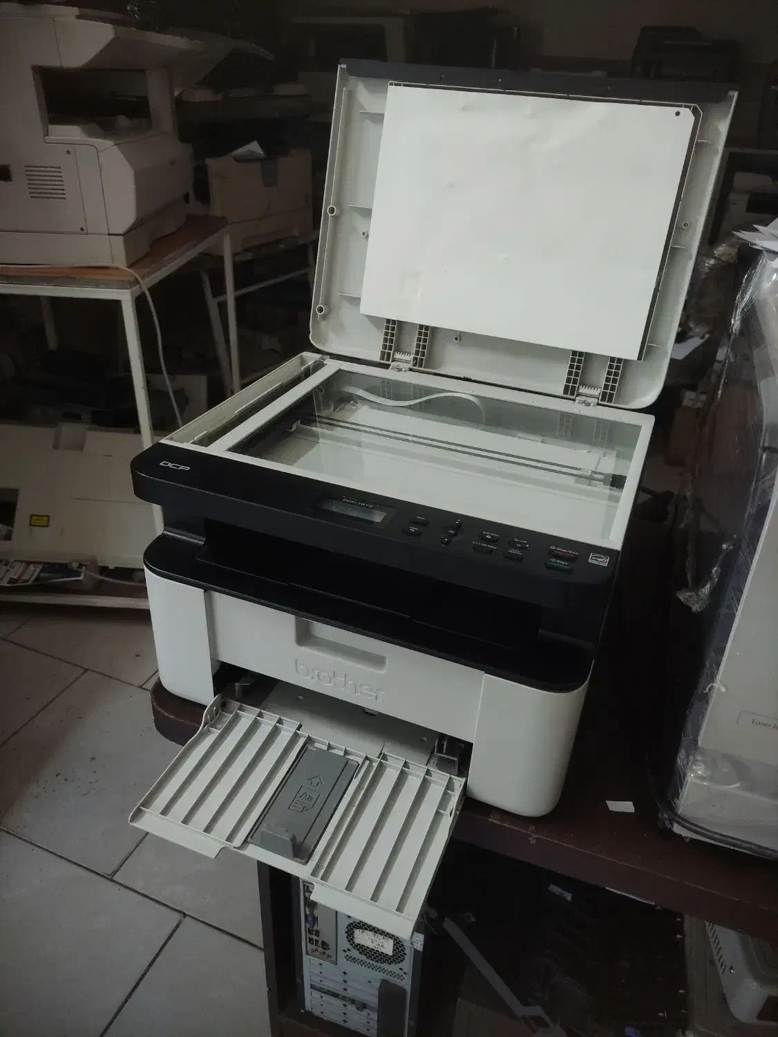 پرینتر سه کاره ژاپنی برادر۱۵۱۰ مشابه نو|پرینتر، اسکنر، کپی، فکس|گنبد کاووس, |دیوار