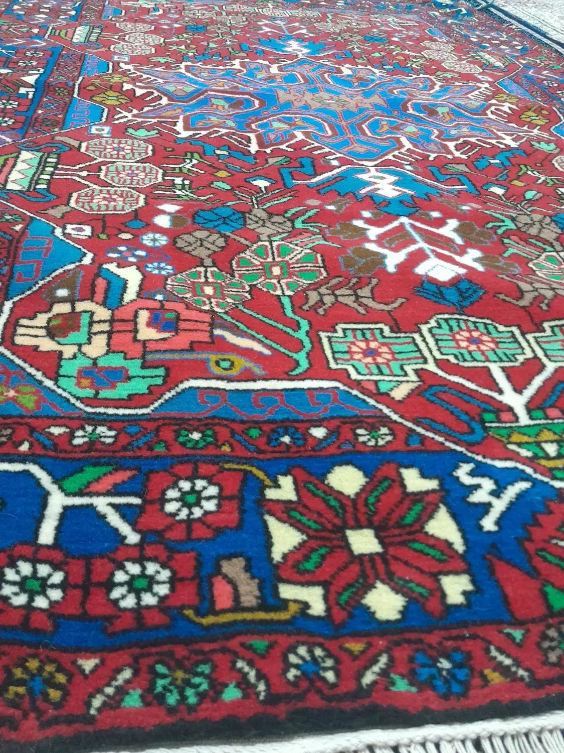 فرش دست باف کله گلی|فرش|نهاوند, |دیوار