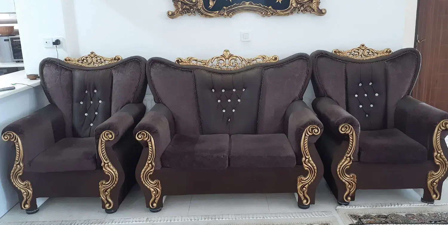 مبل ۷نفره|مبلمان خانگی و میز عسلی|کاشان, نوش آباد|دیوار