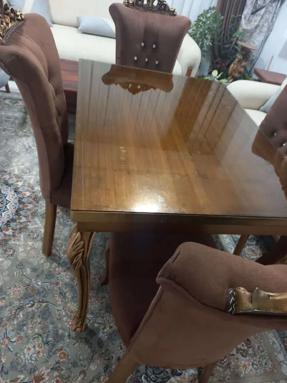 میز نهار خوری|میز و صندلی غذاخوری|فردوس (خراسان), |دیوار