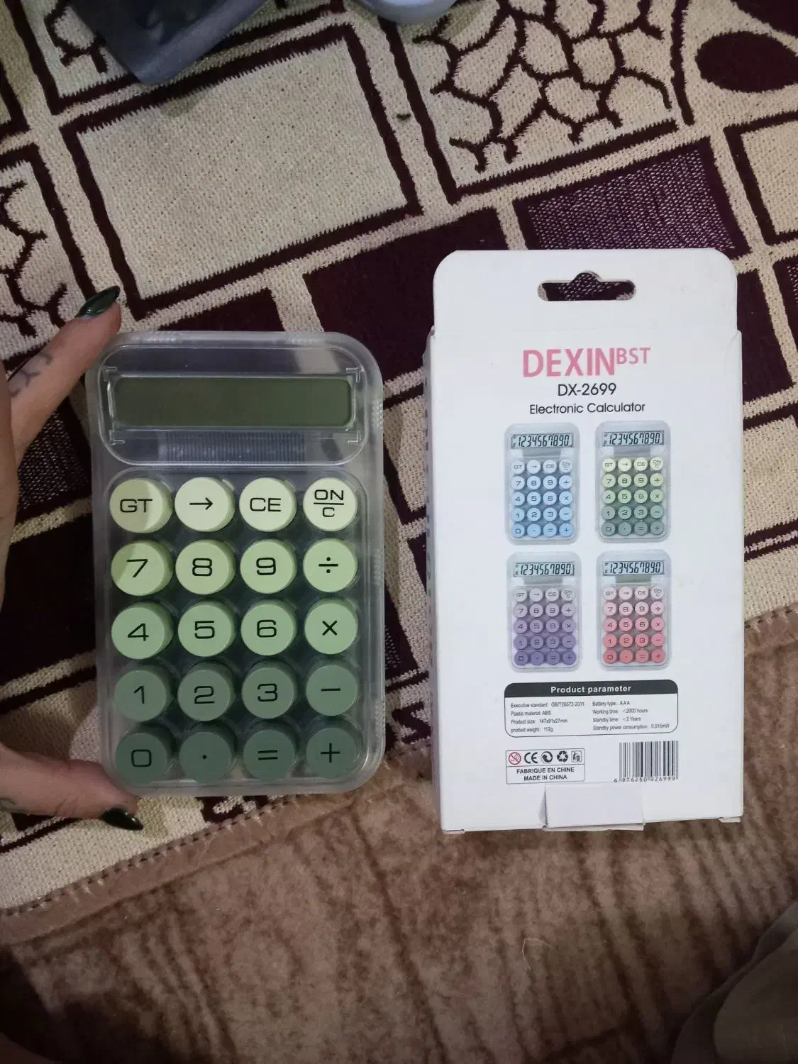 ماشین حساب کُره ای اصل|لوازم التحریر|تهران, شهرک شریعتی|دیوار