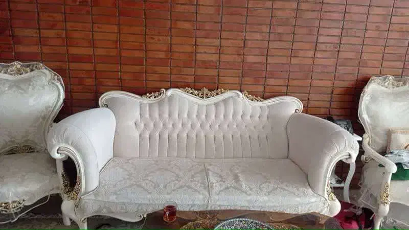 مبلمان 9نفره چوب راش+روکش پلاستیک(50 میلیون تومان)|مبلمان خانگی و میز عسلی|آباده, |دیوار