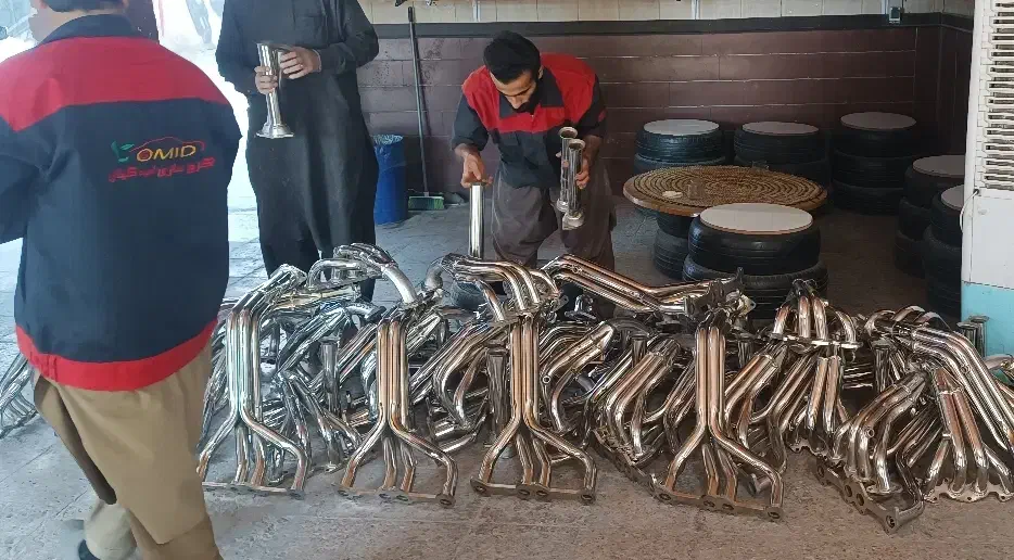 اگزوز هدرز فولاد ساینانیسان کاتالیست منبع ایرانشهر|قطعات یدکی و لوازم جانبی|ایرانشهر, |دیوار