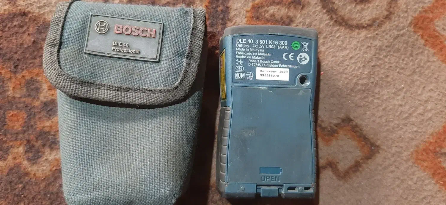 متر لیزری برند bosch مدل DLE 40 Professional|ابزارآلات|چهارباغ, |دیوار