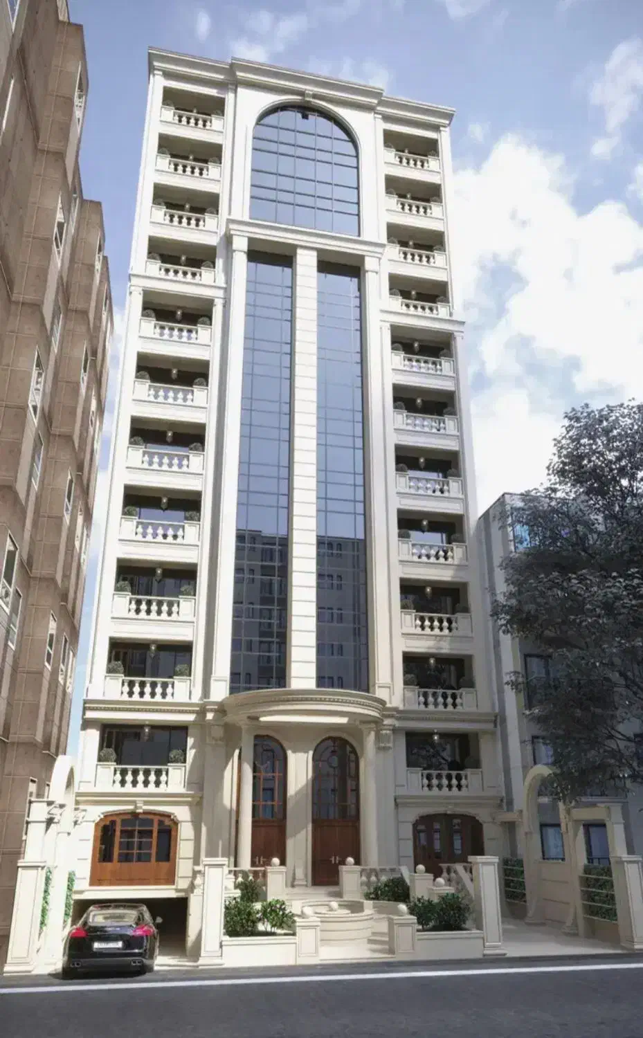 ۱۴۵ متر/ ۲ پارکینگ/ پاگرد مجزا/ ۳خواب/کم واحد