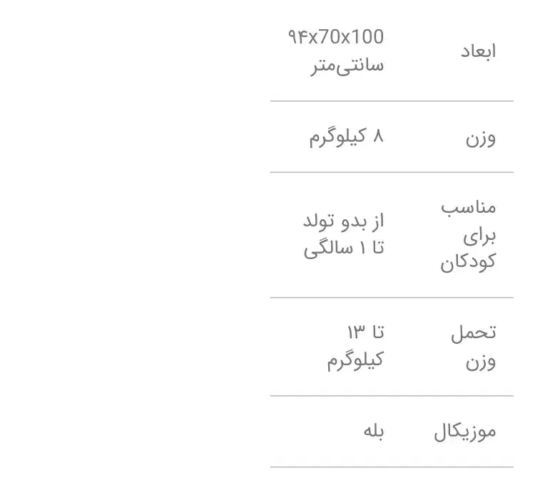 گهواره موزیکال آلمانی|تخت و سرویس خواب|تهران, شهرک فرهنگیان|دیوار