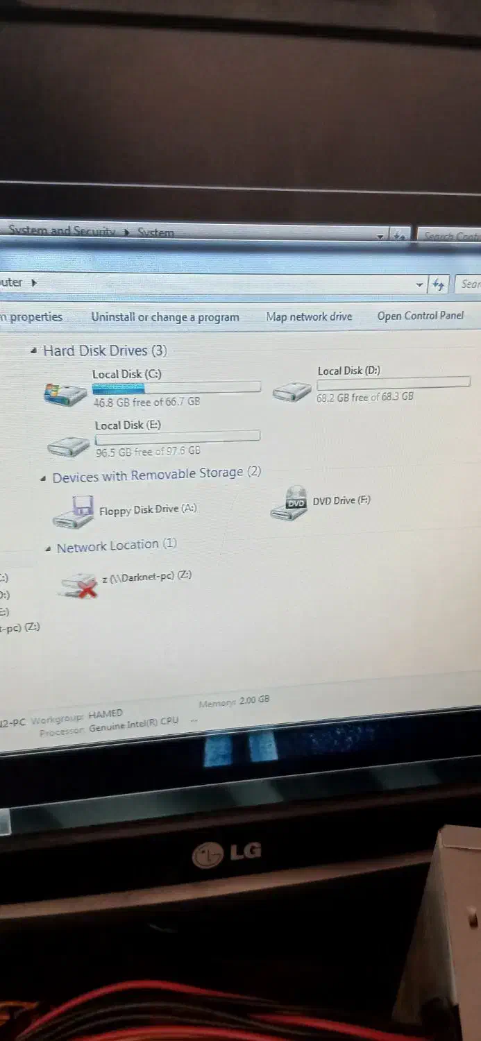 کیس|رایانه رومیزی|رشت, منظریه|دیوار