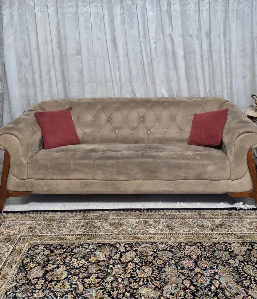 مبل چستر ۸ نفره|مبلمان خانگی و میز عسلی|اندیشه, اندیشه فاز ۱|دیوار