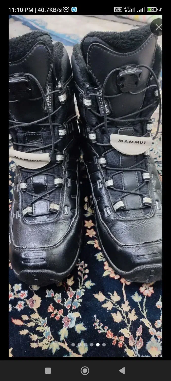 پوتین کوهنوردی و موتور ، تراکینگ ماموت اصل سوییس|کوهنوردی و کمپینگ|تهران, آبشار تهران (دریاچه)|دیوار