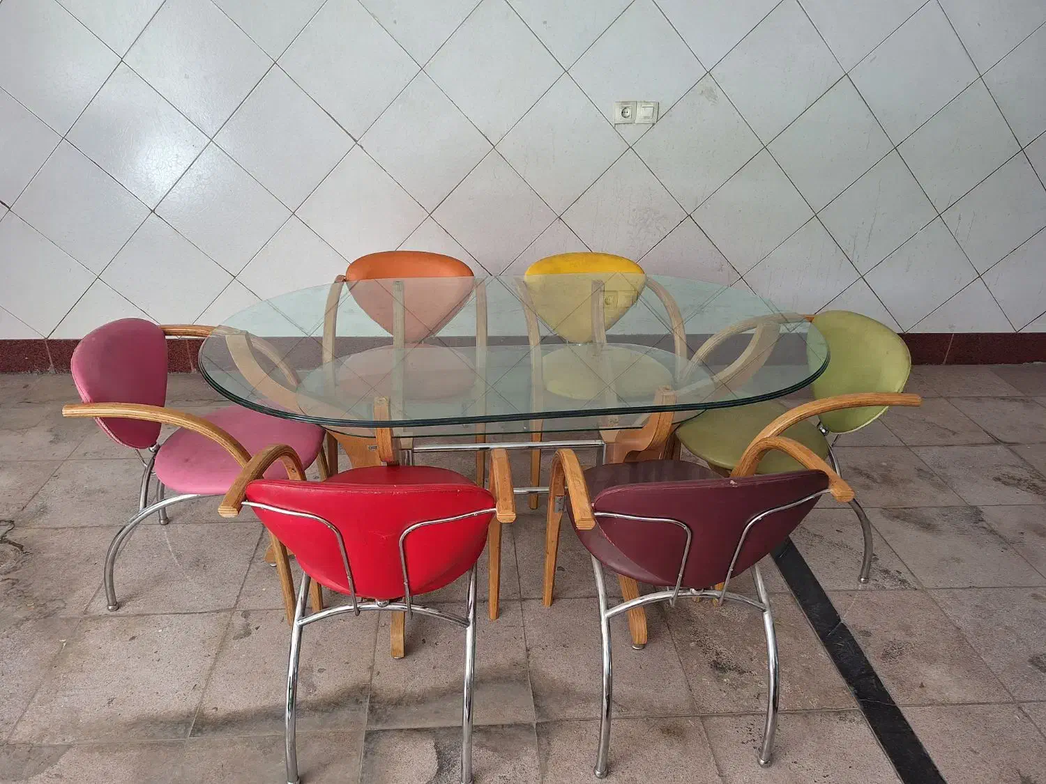 میزناهارخوری۶نفره|میز و صندلی غذاخوری|خرم‌آباد, |دیوار